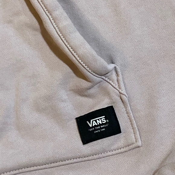 VANS Pale Pink 3/4 zip sweatshirt size M - Picture 7 of 8